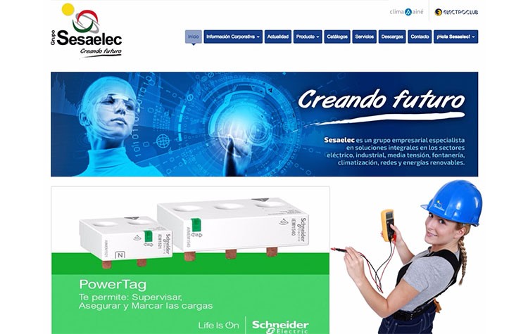 Sesaelec presenta su nueva web